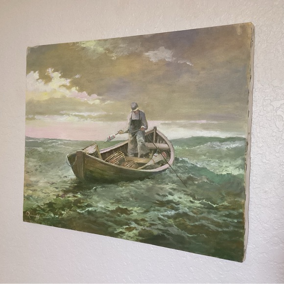 Vintage Oil painting by Randy McCurdy - Picture 2 of 5